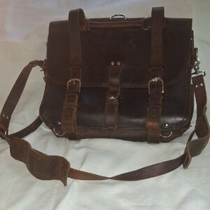 Brown Leather Men's Bag